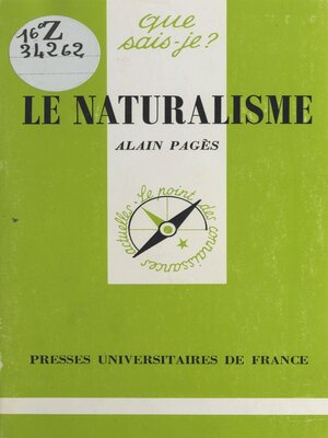 cover image of Le naturalisme